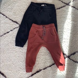 Zara boy - set of 2 harem pants - size 2-3 years